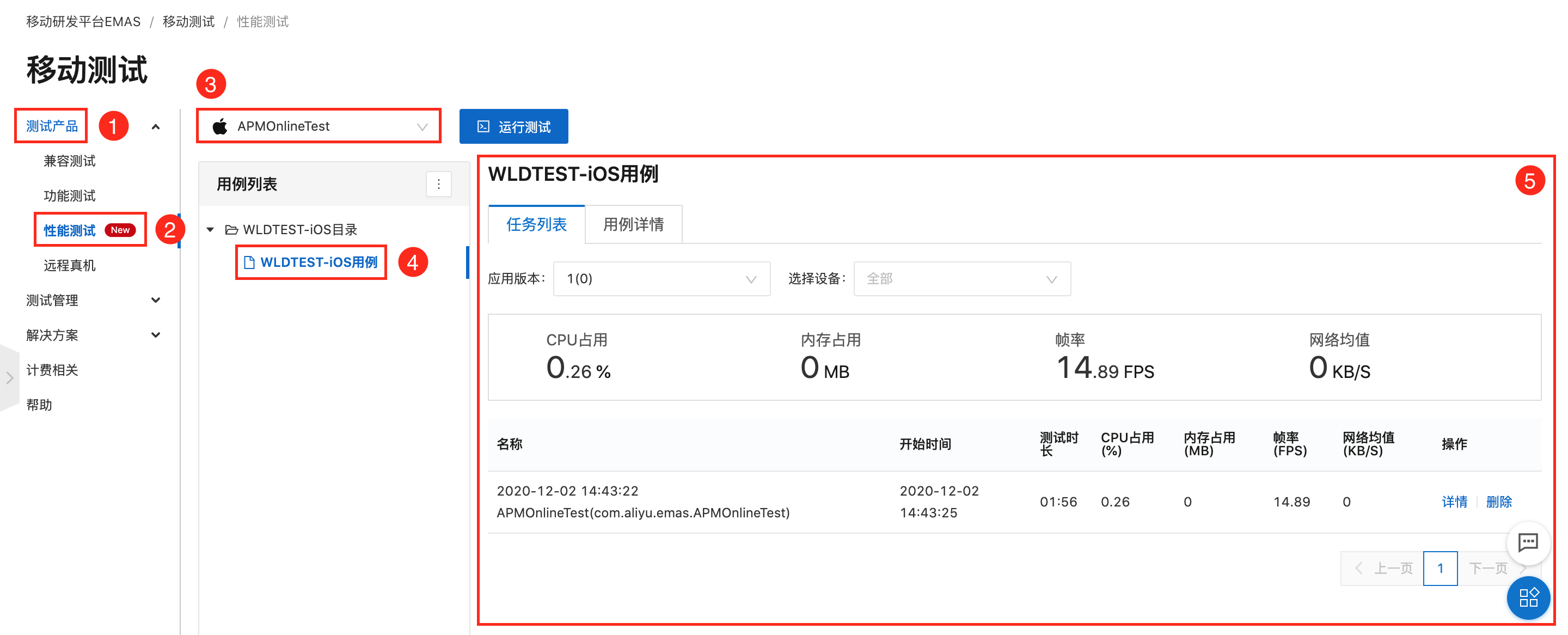 查看iOS性能测试报告1448