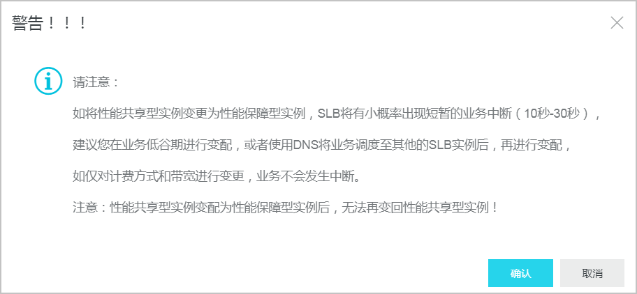 警告信息