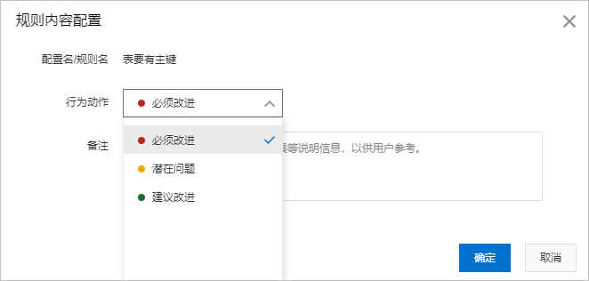 规则内容配置