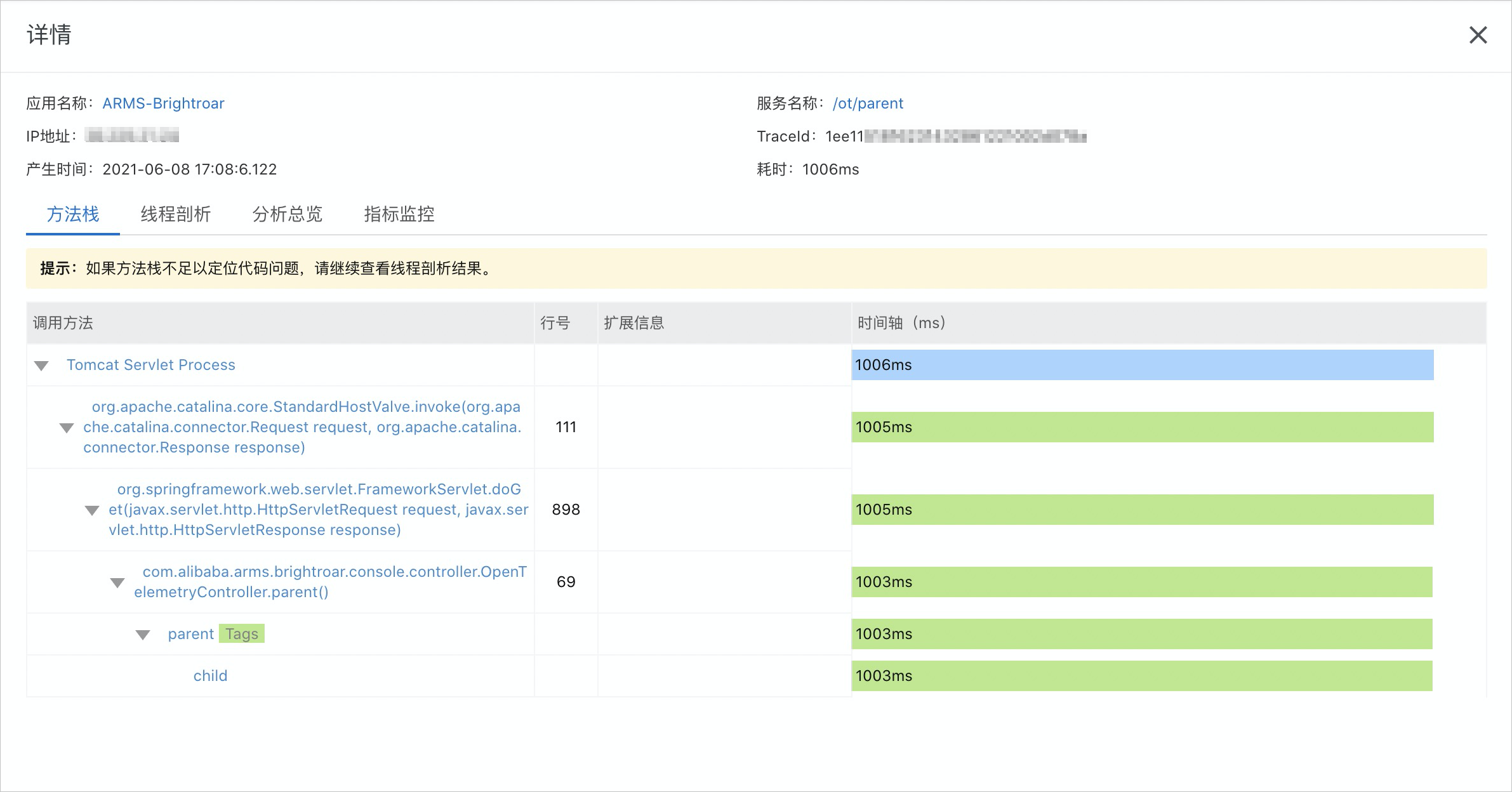 OTel埋点内部Span
