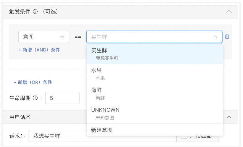 触发条件