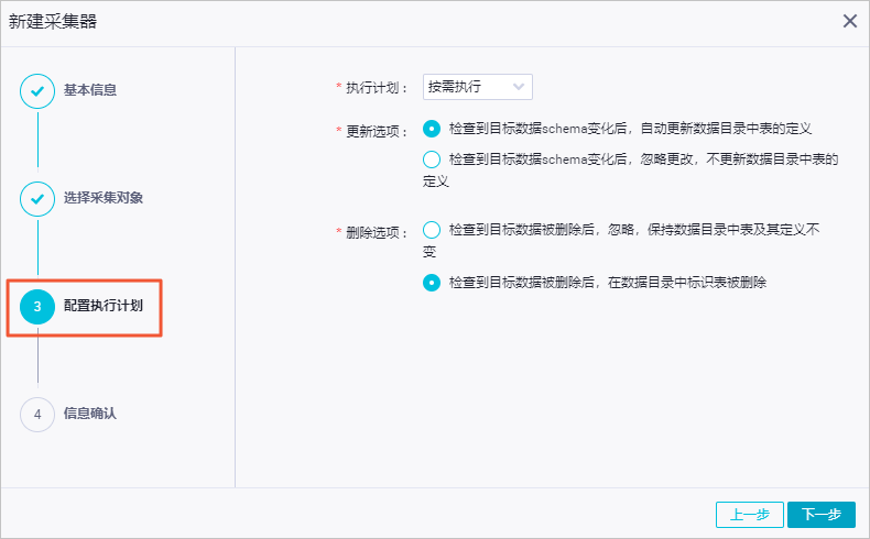 配置执行计划